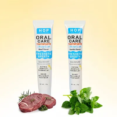 Pawzy Coffret de brosses à dents et dentifrices pour chiens et chats