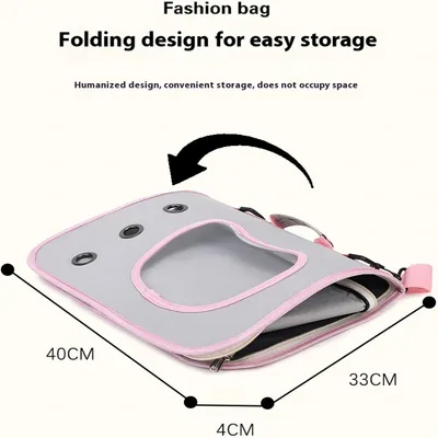 Pawzy Sac à chat portatif et pliable