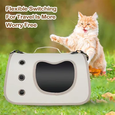 Pawzy Sac à chat portatif et pliable