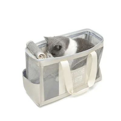 Pawzy Sac à chat respirant pour l'été