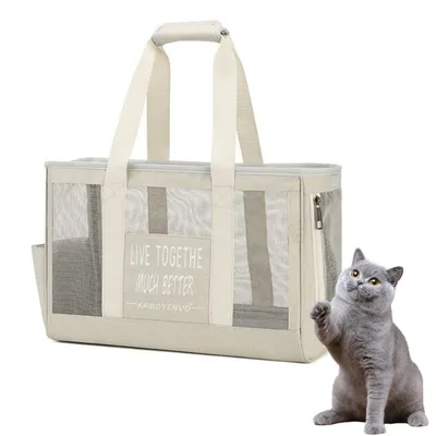 Pawzy Sac à chat respirant pour l'été