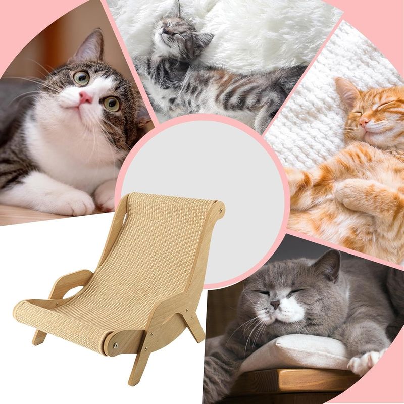 Pawzy Fauteuil chat design - Griffoir & détente multifonction