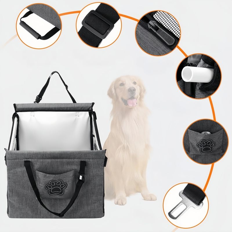 Pawzy Siège auto pour chien et chat