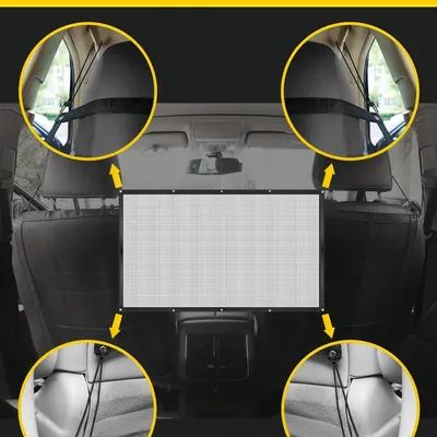 Pawzy Filet de sécurité pour voiture pour chats et chiens