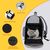 Pawzy Sac à dos transport chat - Fenêtre aérée & extensible