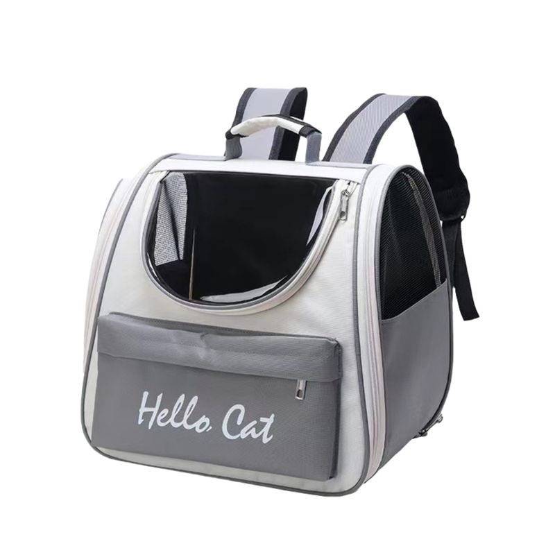 Pawzy Sac à dos transport chat - Fenêtre aérée & extensible