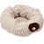 Pawzy Cama túnel para gatos - Donut suave con 2 entradas