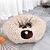 Pawzy Cama túnel para gatos - Donut suave con 2 entradas