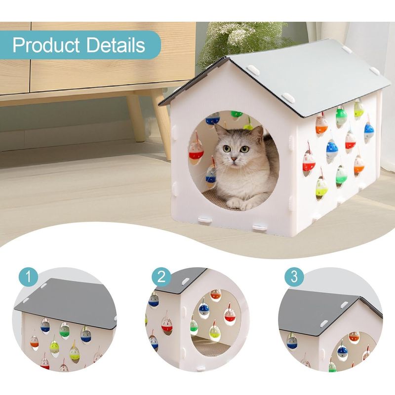 Pawzy Niche + griffoir - Espace repos pour chat