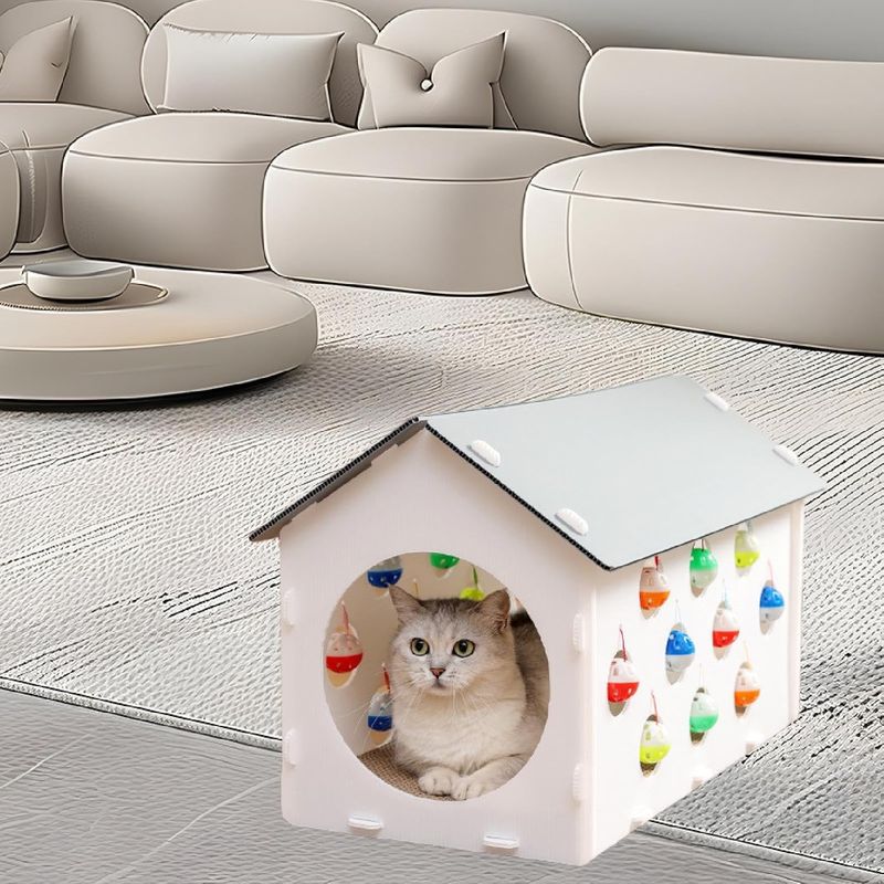Pawzy Niche + griffoir - Espace repos pour chat