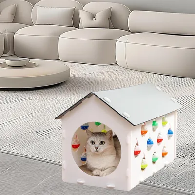 Pawzy Niche + griffoir - Espace repos pour chat