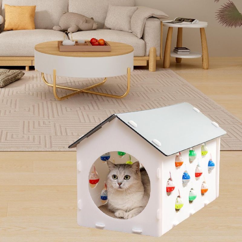 Pawzy Niche + griffoir - Espace repos pour chat