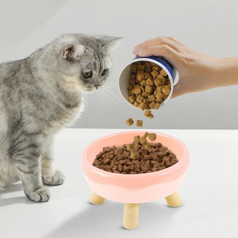 Pawzy Gamelle inclinée donut pour chat - Anti-refoulement & antidérapante