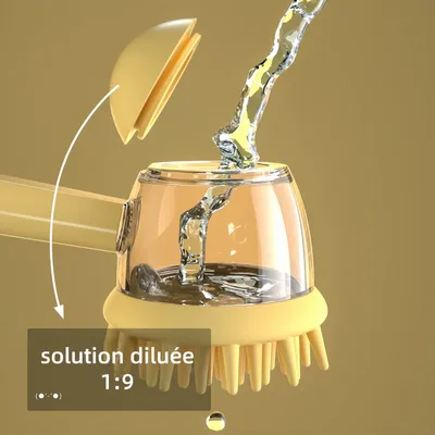 Pawzy Brosse de bain pour chats et chiens