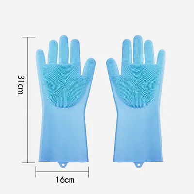 Pawzy Gants de toilettage pour chien - Nettoyage facile & doux