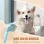 Pawzy Brosse toilettage longue - Pour bain et massage canin