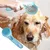 Pawzy Brosse toilettage longue - Pour bain et massage canin