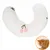 Pawzy Oreiller en U pour animaux Blanc