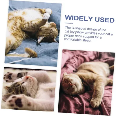 Pawzy Oreiller en forme de U pour chat