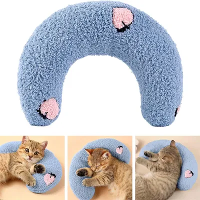 Pawzy Oreiller en forme de U pour chat