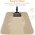 Pawzy Alfombra panal para arenero - EVA impermeable (60x35cm, beige)