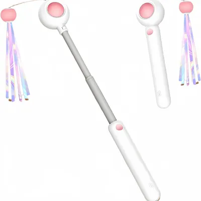 Pawzy Jouet à plumes rétractable pour chat