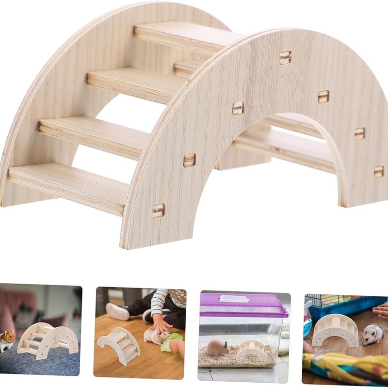 Pawzy Pont  en bois pour petits animaux