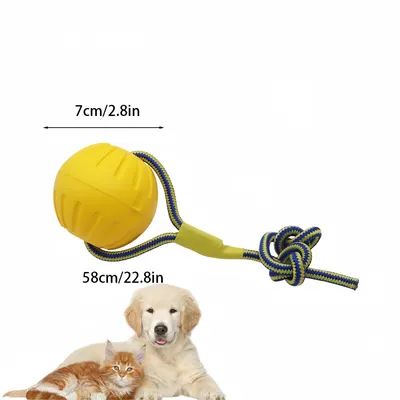 Pawzy Boule à corde jouet chien