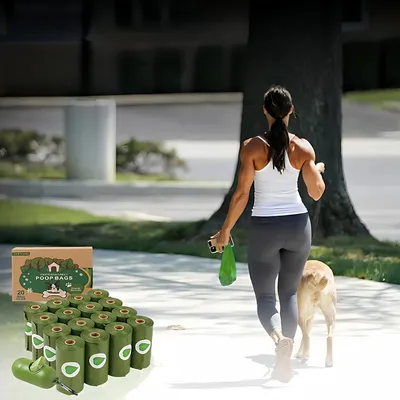 Pawzy Dispensateur et sacs à crottes pour chien