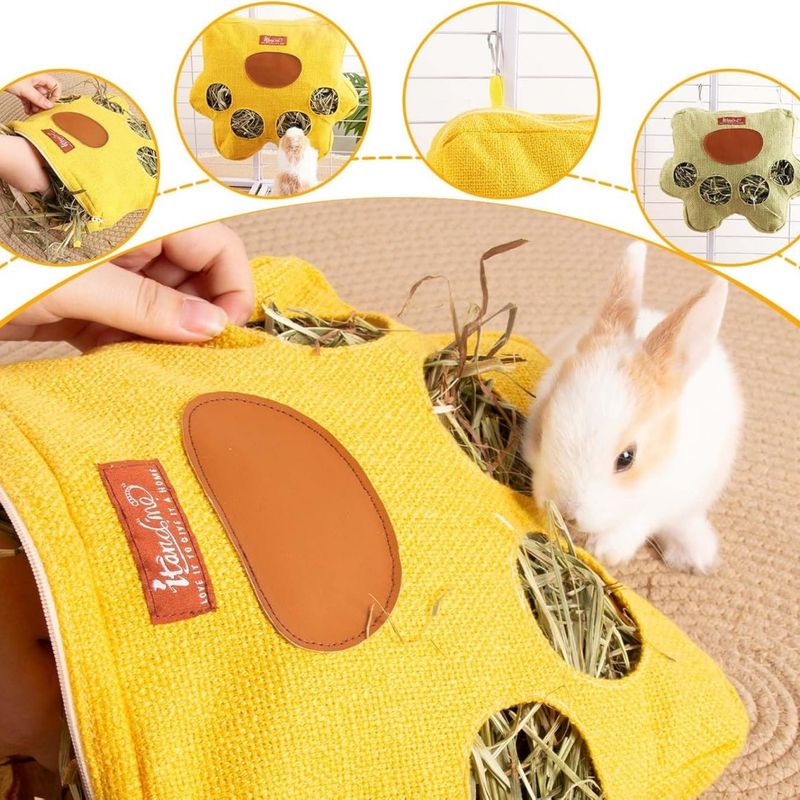 Pawzy Sac à foin pour petits animaux