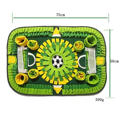 PawzyTapis olfactif pour chien 75x50cm - Stimulation naturelle verte