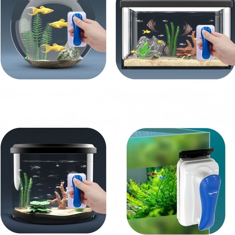 Pawzy Nettoyeur magnétique pour aquarium