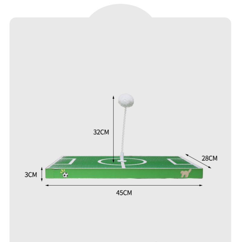 Pawzy terrain de foot - Stimule et protège vos meubles en 1 jeu
