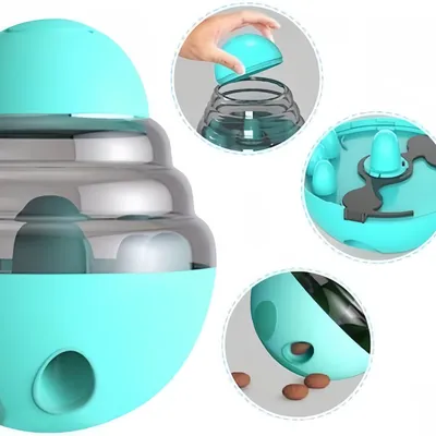 Pawzy Distributeur de croquettes jouet pour chien