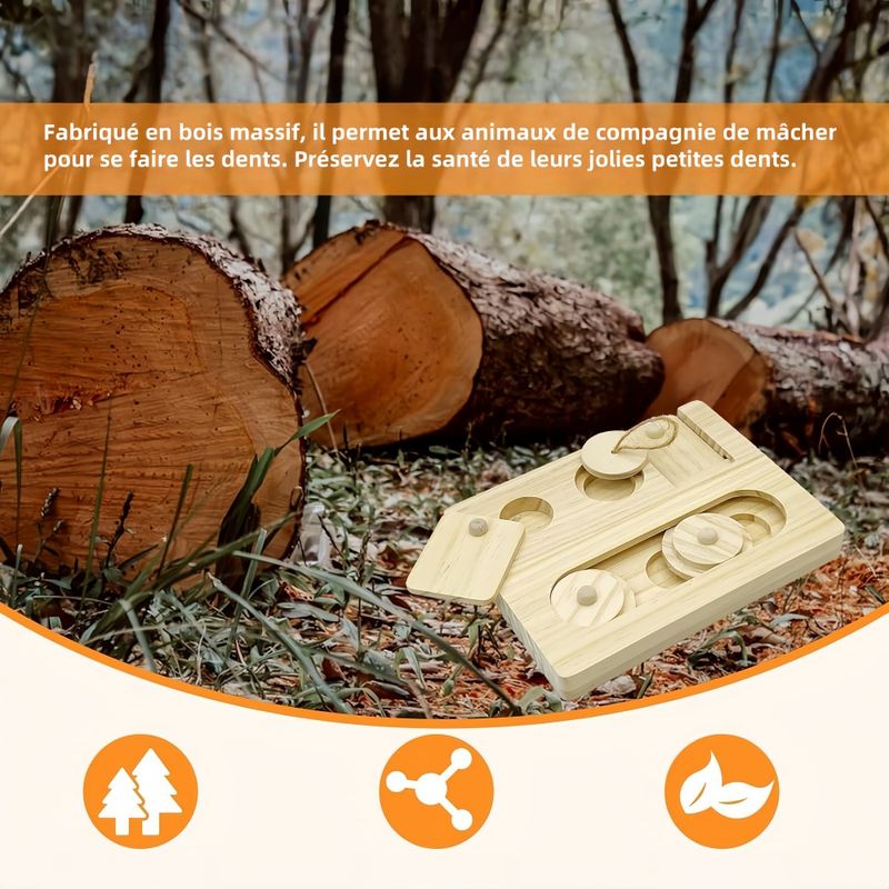 Pawzy Jouet d'enrichissement pour petits rongeurs