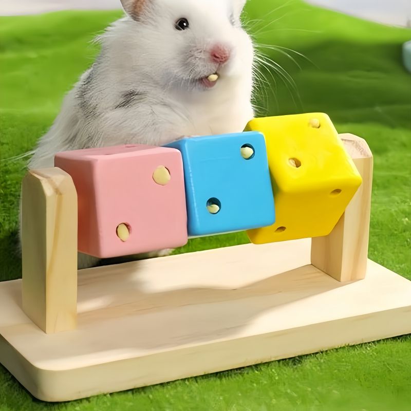 Pawzy Jouet cochon d'Inde en bois