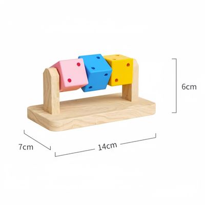 Pawzy Jouet cochon d'Inde en bois