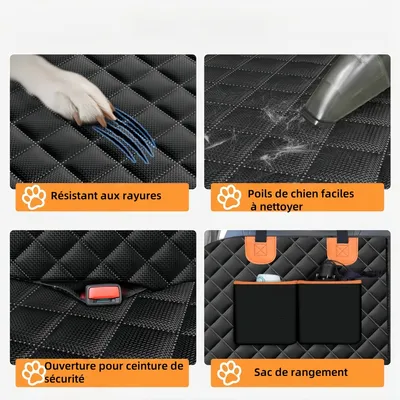 Pawzy Housse de siège auto pour chien