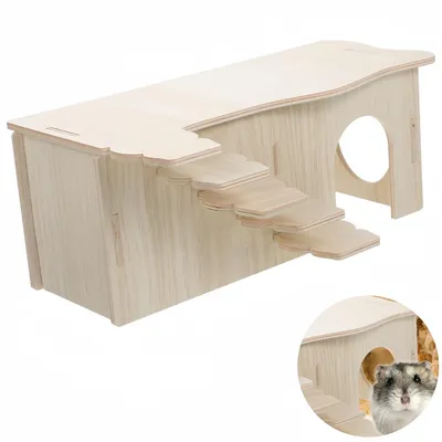 Pawzy Cachette en Bois pour Cochon d’Inde