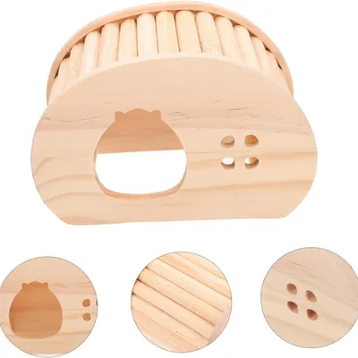 Pawzy Cachette en bois pour cochon d'Inde