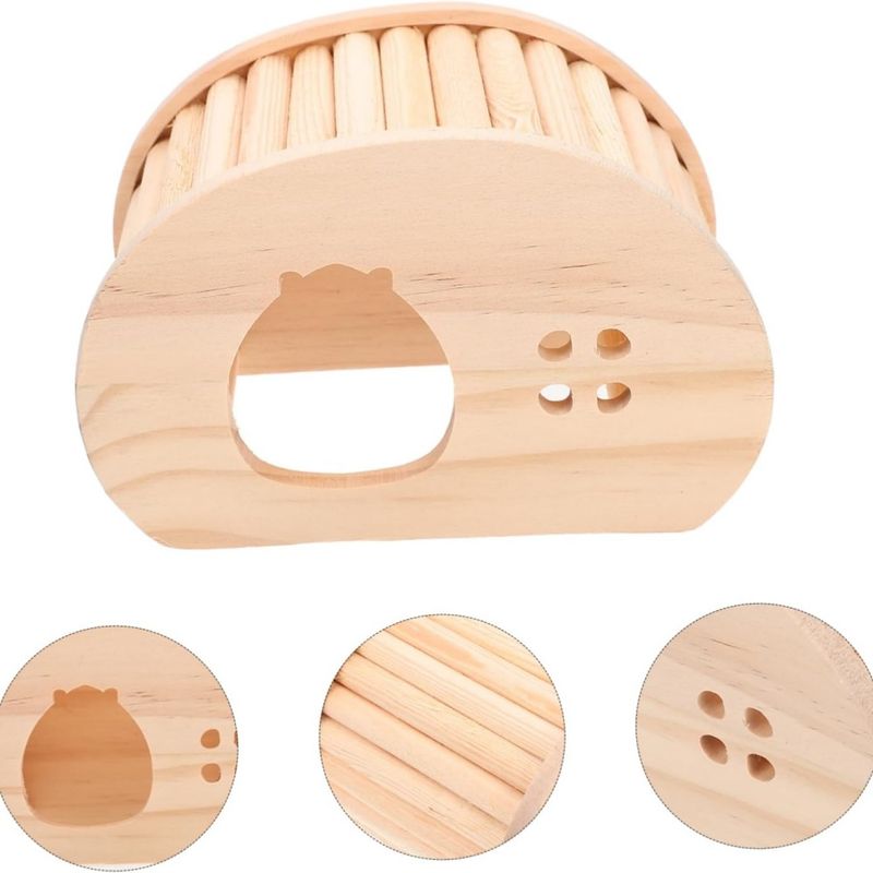 Pawzy Cachette en bois pour cochon d'Inde