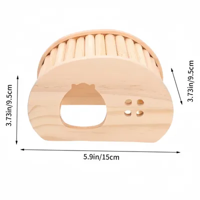 Pawzy Cachette en bois pour cochon d'Inde