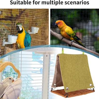 Pawzy Nid d'oiseau en imitation rotin