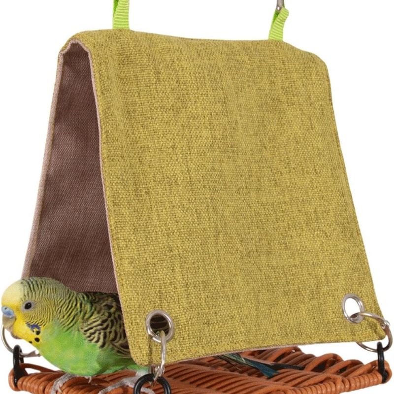 Pawzy Nid d'oiseau en imitation rotin