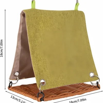 Pawzy Nid d'oiseau en imitation rotin