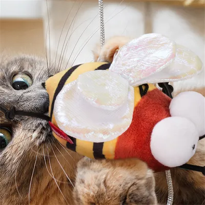Pawzy Jouet pour chat en forme d'insecte sonore