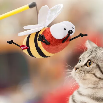 Pawzy Jouet pour chat en forme d'insecte sonore