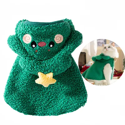 Pawzy Cape de Noël en forme pour chats et chiens Pawzy Cape de Noël en forme pour chats et chiens