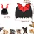 Pawzy Déguisement de vampire Pour chien et chat Pawzy Déguisement de vampire Pour chien et chat