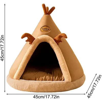 Coco Pup Panier Tente pour chat et chien Forme d'élan